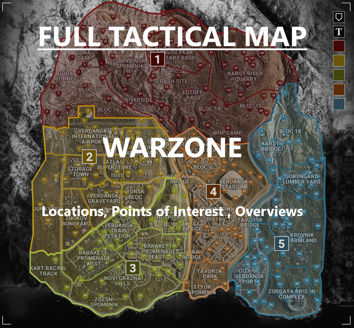 Warzone Tactical Map And Overview- Zbor Gaming