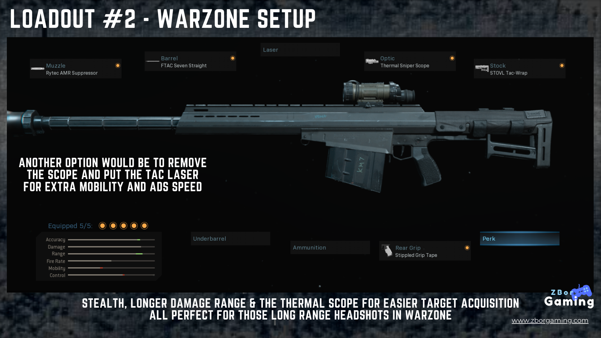 Rytec AMR Sniper Rifle For Modern Warfare & Warzone | Zbor Gaming